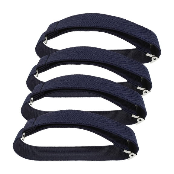 LEORX 4Pcs Adjustable Shirt Sleeve Holder Arm Bands For Men And Women Non Slip Polyester For Office Wear