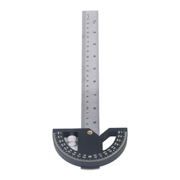 Règle d'angle de mesure de chercheur de rapporteur de scie à onglet en