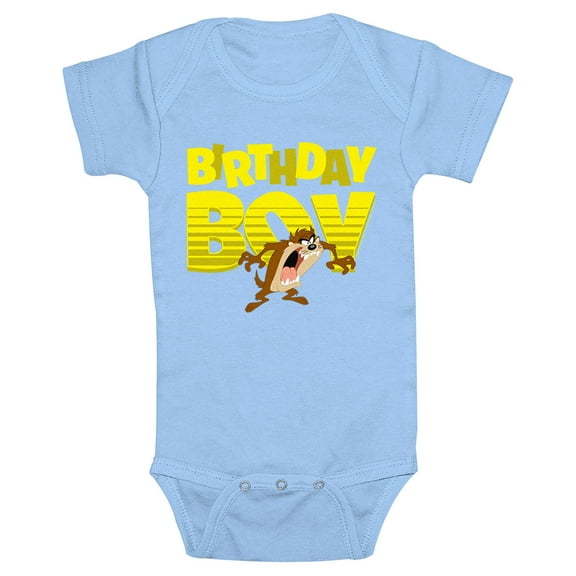 Infant's Looney Tunes Birthday Taz  Bodysuit