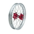 thumbnail image 3 of Tusk Impact Complete Wheel - Rear 18 x 2.15 Silver Rim/Silver Spoke/Red Hub, 3 of 6