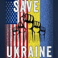 thumbnail image 3 of CafePress - Save Ukraine! America Supports Ukraine T Shirt - Men's Classic Graphic Cotton T-Shirt, 3 of 4