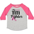thumbnail image 3 of Inktastic Breast Cancer Awareness My Titi is a Fighter Boys or Girls Toddler T-Shirt, 3 of 5