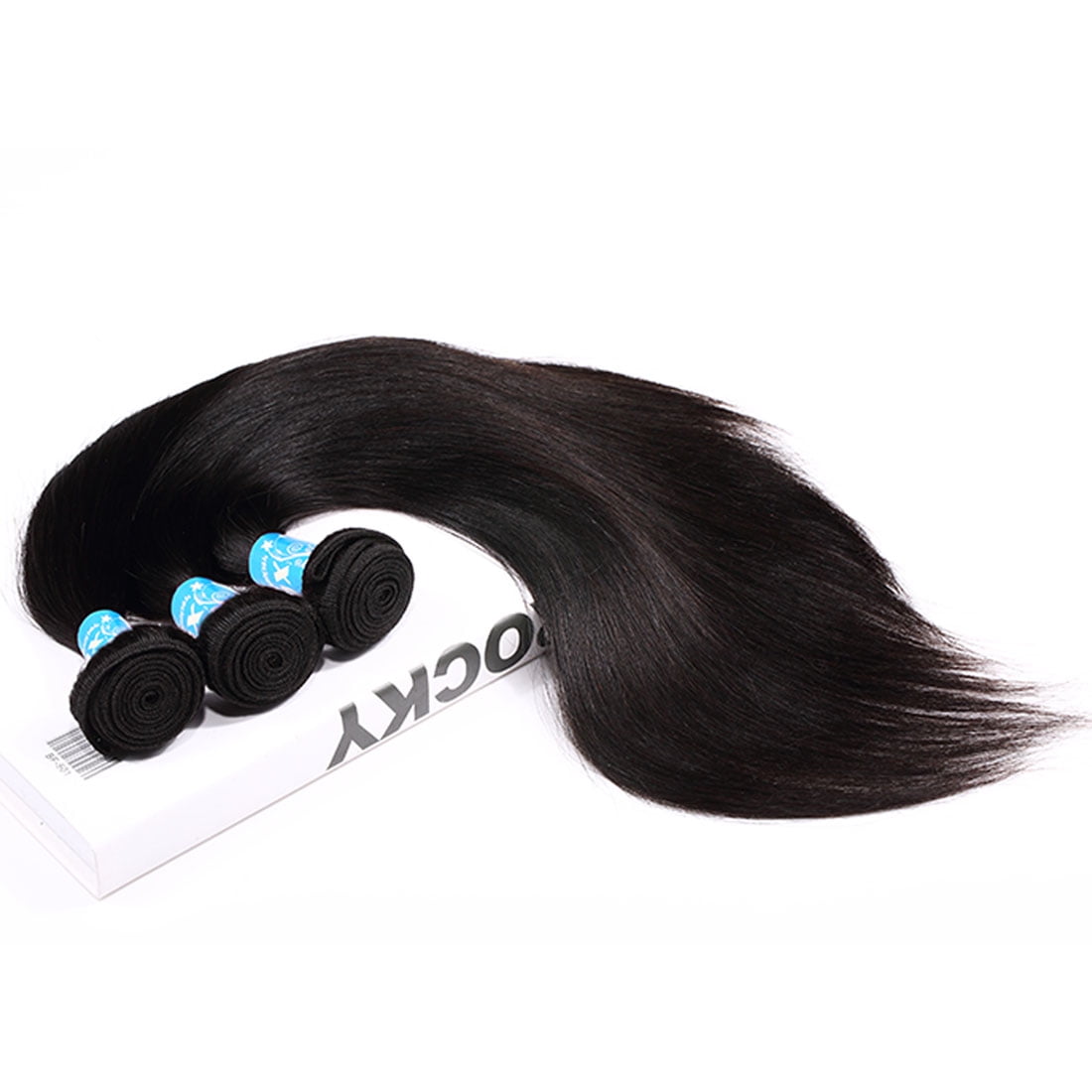 Unique Bargains Hair Straight Human Hair 1414 2 Bundles Hair Extension