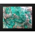 thumbnail image 2 of Grayscale 14x12 Black Modern Framed Museum Art Print Titled - Turquoise Rock II, 2 of 5