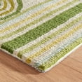 thumbnail image 5 of Dash & Albert Button Hand Micro Hooked Wool Rug, 3' x 5', Olive, 5 of 7