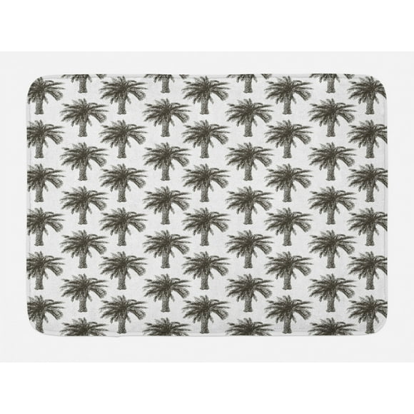 Palm Tree Bath Decor