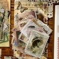 thumbnail image 4 of 60pcs Vintage Stickers, Adhesive Sticker For DIY Scrapbook, Journal Supplies & Tools, 4 of 5