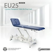 Everyway4all Taiwan EU25 Blue TRISTAR 3 Section Therapeutic Exam Treatment Table 4Side-UAD-Bar