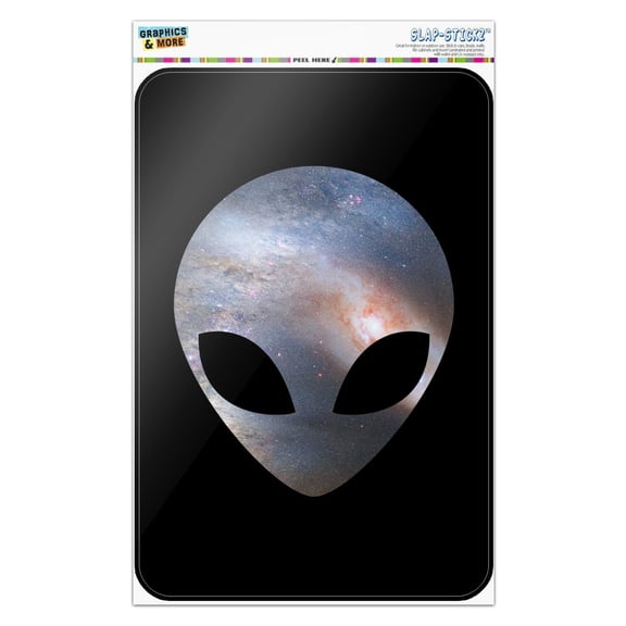 Alien Head in Space Home Business Office Sign