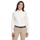 thumbnail image 1 of Camiseta de sarga de manga larga 100 % algodón Foundation para mujer con Teflon™ BLANCO 3XL harriton M581W, 1 of 1