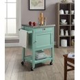 thumbnail image 1 of Linon Chariot de Cuisine en Bois Sydney en Vert, 1 of 17