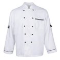 thumbnail image 3 of Chaqueta de Manga Larga para Hombres Y Mujeres, , Servicio de Alimentos, Uniforme de Trabajo de Cocina XXXL Baoblaze Chaqueta de chef para hombre, 3 of 8