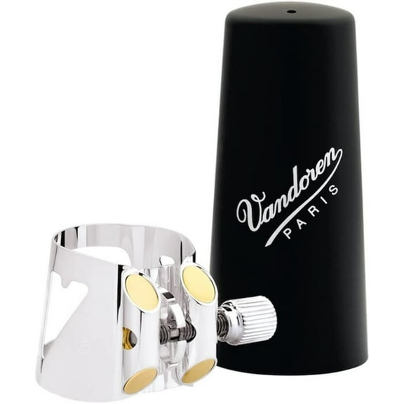 Vandoren Optimum Ligature for Contra Bass Clarinet, Silver-Plated LC04CCBP