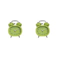 thumbnail image 1 of Reloj despertador Bearachild con espejo de cristal campana doble, 1 of 6
