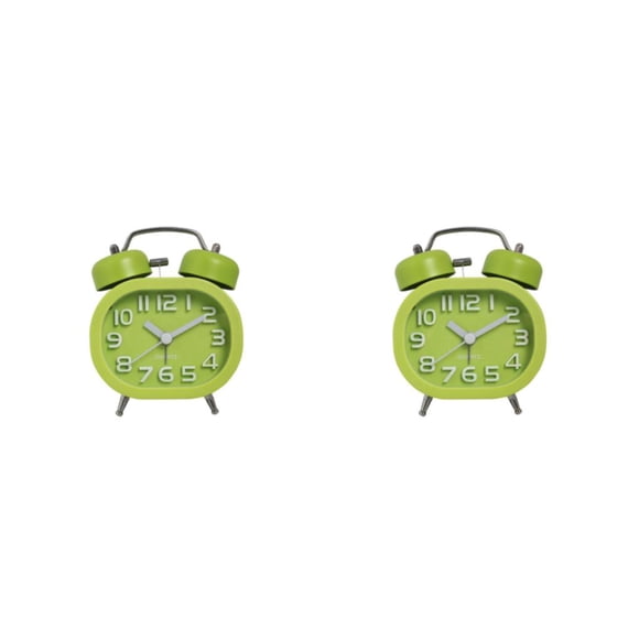 Matsuzay Despertador Barredora Reloj Tipo de puntero Relojes de escritorio Campanas de Type3 NO3