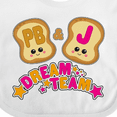 thumbnail image 4 of Inktastic Dream Team Peanut Butter and Jelly Boys or Girls Baby Bib, 4 of 4