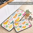 thumbnail image 6 of GZHJMY Colorful Hearts Kitchen Rug Set of 2 Non Slip Washable Cushioned Anti-Fatigue Kitchen Mat Comfort Standing Floor Mat for Kitchen Washroom Bedroom Carpet Runner, 6 of 7