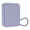 thumbnail image 1 of Batería Power Bank Portátil STF 10 000 mAh 20W PD Cable tipo C integrado color Lila, 1 of 10
