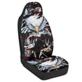thumbnail image 2 of Uourmeti Polyester Fabric Vehicle Seat Covers for Auto, Interior Decor Elastic Car Seat Covers, Patriotic Bald Eagle Print, 2 of 11