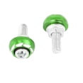 thumbnail image 4 of 10pcs Universal 6mm Motorcycle License Plate Frame Bolt Screw Fastener Green, 4 of 6