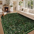 thumbnail image 3 of Alfombra NakedCloud 229 x 305 cm lavable con diseño floral antideslizante, 3 of 8