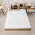 thumbnail image 3 of catabedysis Rustic Camping Zipper Full Size Comforter Sets with Fitted Sheet and 2 Pillowcases,Tent Silhouette Print Zipper Bedding Set For Boys,Multicolor,Reversible,4-Piece, 3 of 7