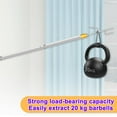 thumbnail image 4 of Clothes Hook Pole,29-71 Inch Adjustable Extension with Hook Bar.Suitable for Clothes Hanger Rod, Christmas light, Hanging Flowerpot Plants and Bird Feeder, Tent Shelter Camper Canopy (with two hooks), 4 of 7
