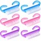 thumbnail image 1 of Nail Brush, 6 pcs Nail Clean Brush, Plastic Handle Nail Finger Tip Scrubbing Brushes for Nails, Garden, Home & Salon Use, 1 of 5