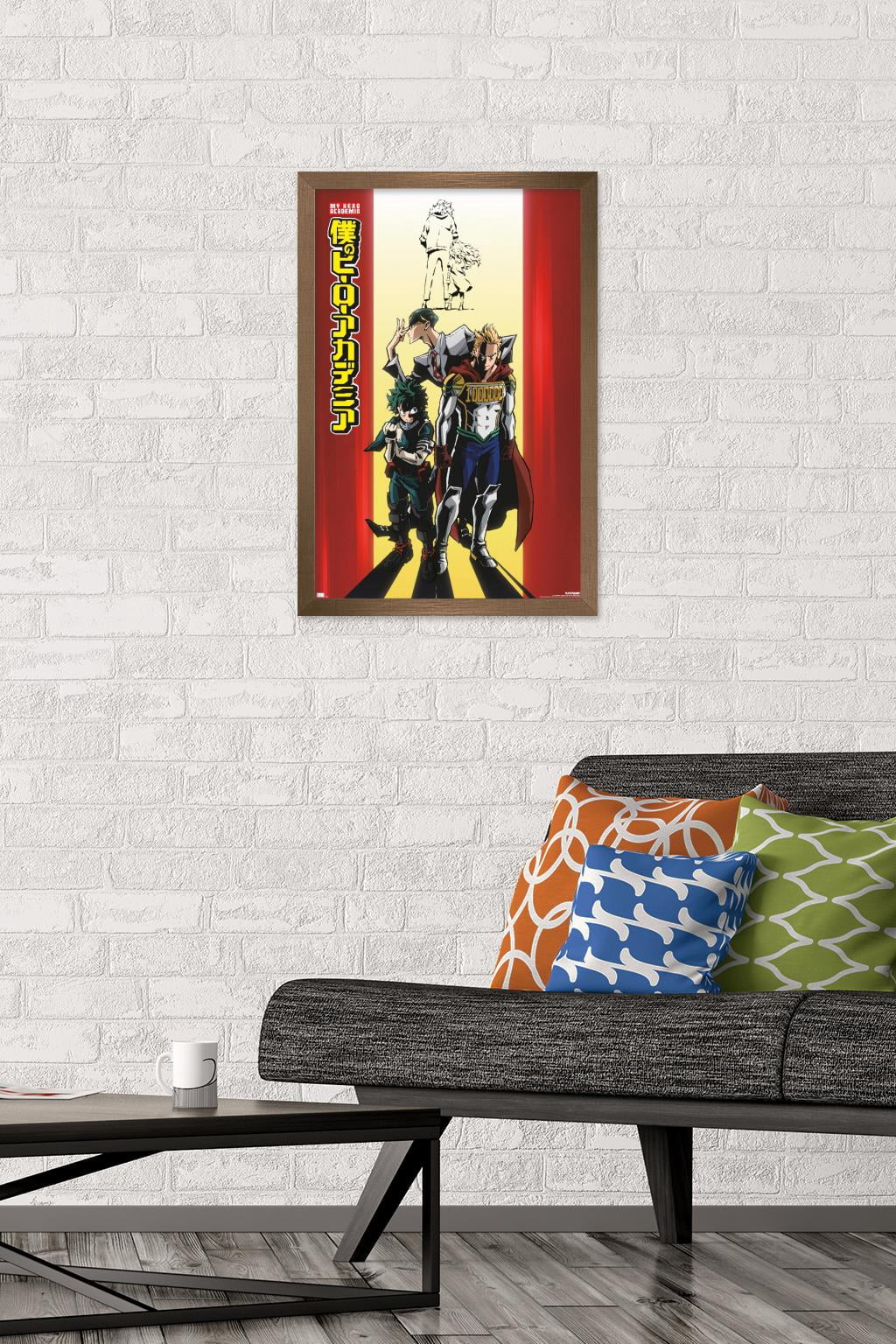 My Hero Academia: Season 4 - One Sheet Wall Poster, 14.725" x 22.375" Framed