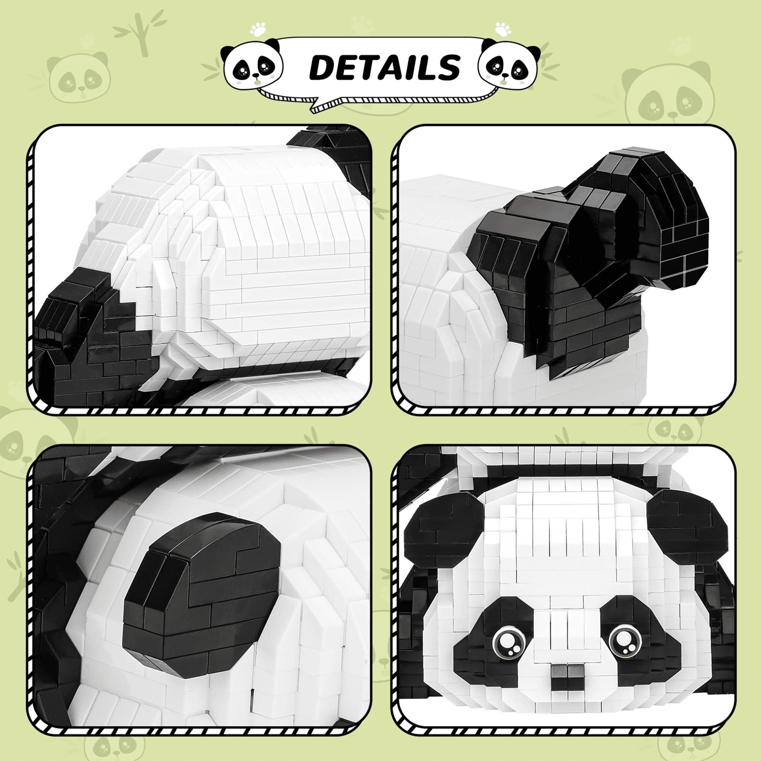 Free Shipping! YITUMU Cute Panda Mini Building Blocks Sets Free Shipping! YITUMU Cute Panda Mini Building Blocks Sets