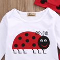 thumbnail image 4 of 3 Pcs Unisex Baby Pants Animal Print Romper + Long Pants + Hat Suits, 4 of 8