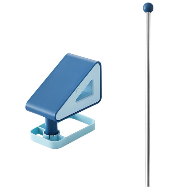 Toystoory Estante de almacenamiento multifuncional Toallero creativo Soporte de baño giratorio Colgador de almacenamiento Estante de almacenamiento Juegos de accesorios de baño Azul Toystoory HA027937-01