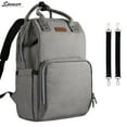 thumbnail image 2 of Spencer Easy to Clean Waterproof Backpack Diaper Bag, Gray, 2 of 9