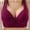Wine, variant on Azrian Womens Plus Size Bras,Women's Middle Aged And Elderly Thin Without Steel Ring Large Size And Comfortable Ventilate Shoulder Strap With Pendant Accessories Bras
