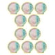 thumbnail image 2 of Platos de Papel Desechables de 9 Pulgadas con Diseño de Conchas Marinas de Colores, Paquete de 10, Aptos para Alimentos, Ecológicos, Reciclables y Resistentes para Cumpleaños, Picnics y Reuniones Fam, 2 of 6