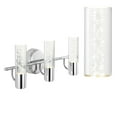 thumbnail image 6 of JONATHAN Y Bolha 18" 3-Light Minimalist Modern Bubble Acrylic/Iron Integrated LED Vanity Light, Chrome, 6 of 8