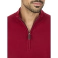 thumbnail image 2 of George Men's and Big Men's Jersey Quarter Zip Sweater, 2 of 3