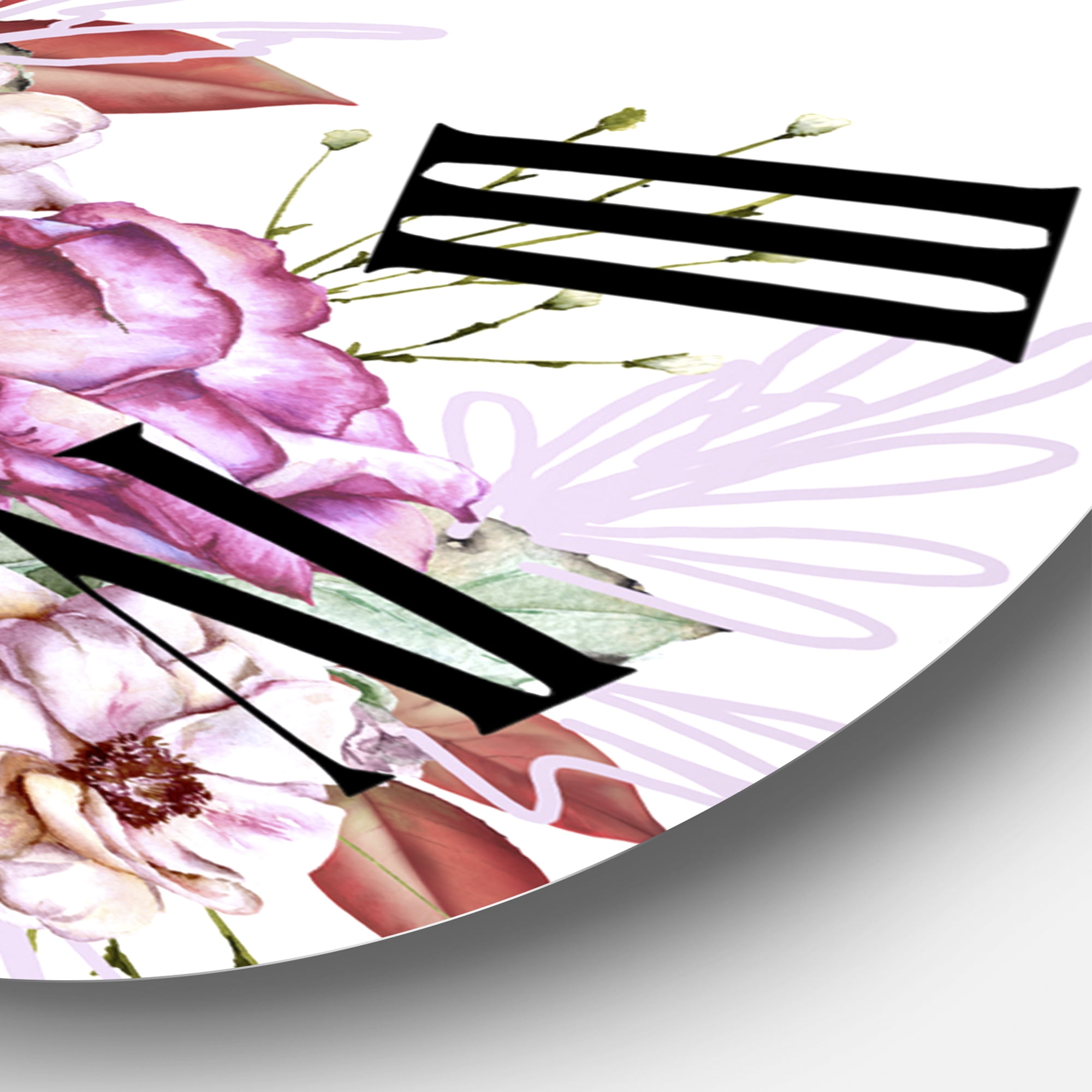 Designart 1 in Quartz Traditional Wall Clock