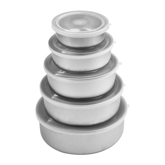 MYG Stainless Steel Mixing Bowls with Airtight Lids (5 Piece)