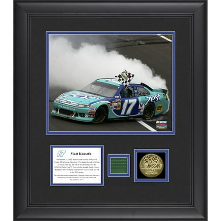 Mounted Memories NASCAR Matt Kenseth 2012 Hollywood Casino 400 Framed Memorabilia