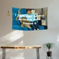 thumbnail image 3 of Bandera de Pared eksent "I Took Her to My Penthouse" 91x152 cm, 3 of 5