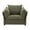 Green, variant on Aukfa Oversized Accent Chair, Chenille Armchair, Deapseat Sofa Lounge for Home, Office, Green