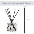 thumbnail image 2 of HOSSIAN 50pcs Diffuser Sticks - Fragrance Refill Black Fibre Reed Thick Diffuser Sticks for Diffuser Oils (7.5/19cm), 2 of 8
