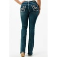thumbnail image 3 of Grace in LA Women's Western Horse Embroidered Stretch Bootcut Jeans (34, Blue), 3 of 3