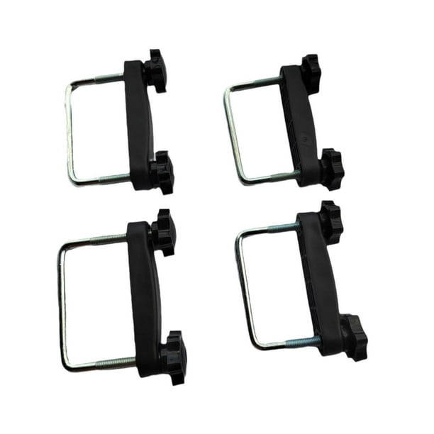 4 abrazaderas genéricas para portaequipajes de techo con perno en U, accesorio de instalación, portaequipajes de hierro Diámetro interior 8 cm