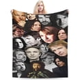 thumbnail image 3 of Blanket Alan Rickman Throw Flannel Blankets Ultra-Soft Micro Fleece Blanket Warm Cozy Plush Gift for Room Decoration Sofa,Office Bed car Camp Couch Beach, 3 of 6
