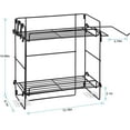 thumbnail image 4 of 2Tier Over The Toilet Storage Bathroom Organizer Shelves Toilet Rack Space Saver, 4 of 9