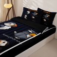 thumbnail image 3 of jejeloiu Kawaii Puffin Zipper Full Size Comforter Sets with Fitted Sheet and 2 Pillowcases Kids,Wild Seagull Bird Zipper Bedding Set For Boys,Reversible,4 Pieces, 3 of 7