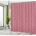 thumbnail image 5 of Ambesonne Hobby Shower Curtain, Retro Style Fun Activities, 69"Wx70"L, Dried Rose Multicolor, 5 of 5