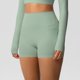 thumbnail image 5 of Pantalones Cortos de Yoga de Cintura Alta, Cómodo Fitness Deportivo, Pantalones de Secado Apretados Transpirables para Mujeres, 5 of 9